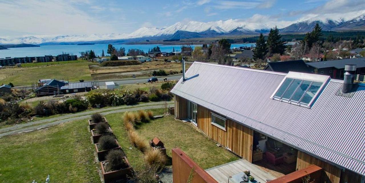 Luxury Lake View House Lac Tekapo Extérieur photo